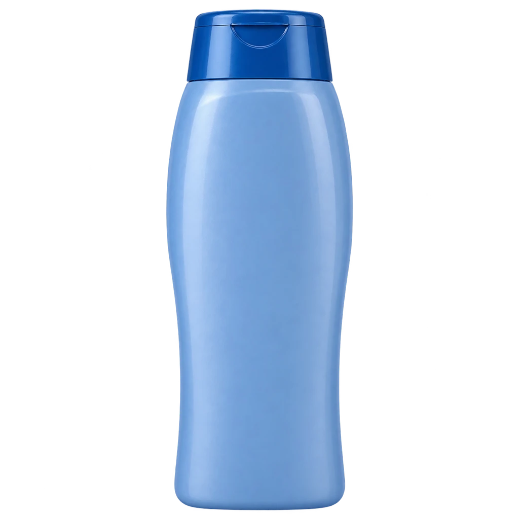bottle of shampoo
