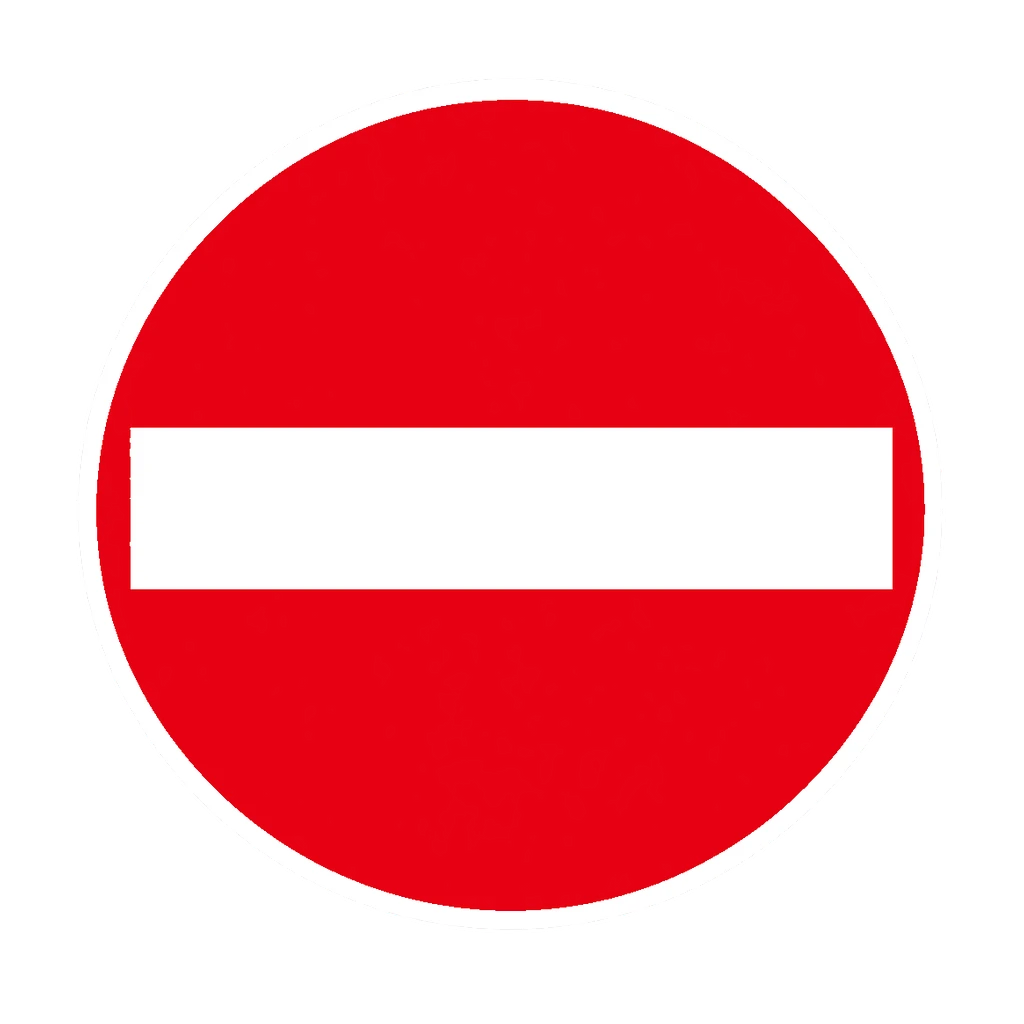 no entry sign