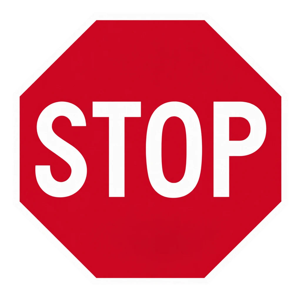US STOP sign